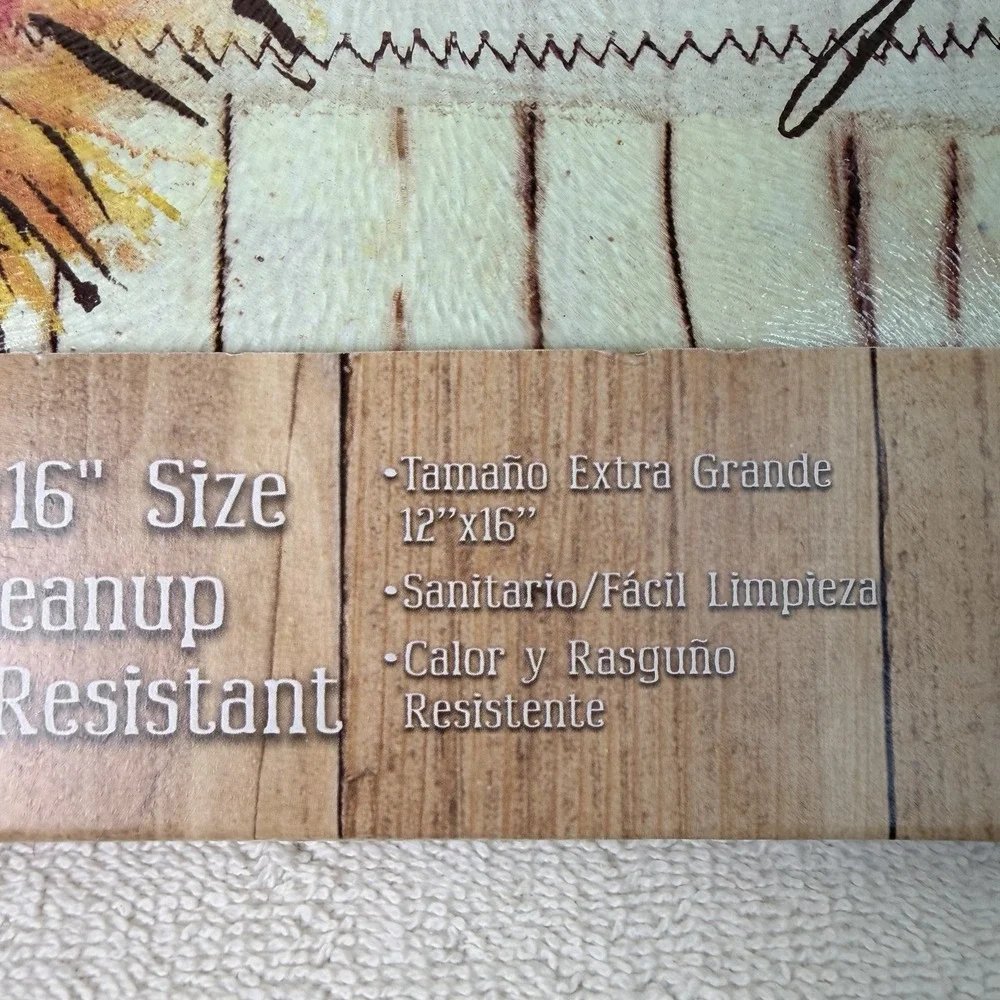 Walk By Faith Tempered Glass Counter Saver/Cutting Board by Countryside Kitchen